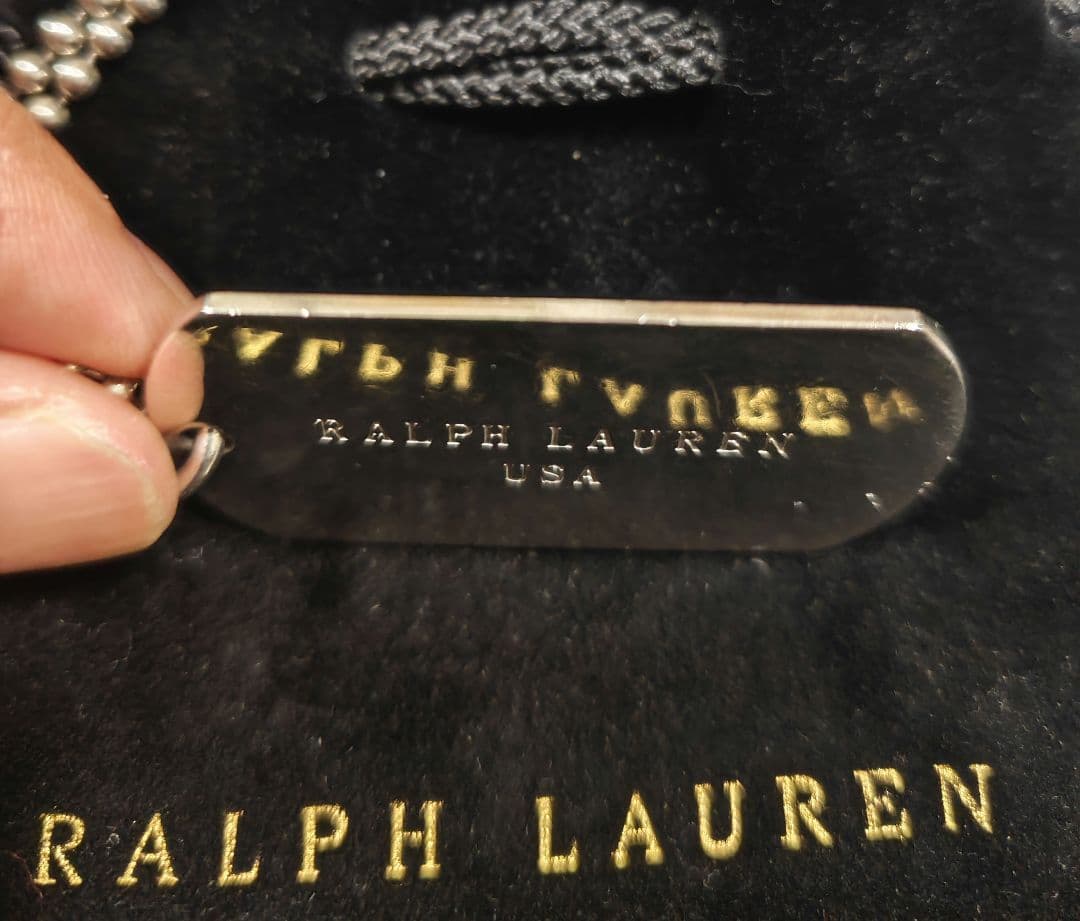 ラルフローレン RALPH LAUREN ドッグタグ ネックレス
