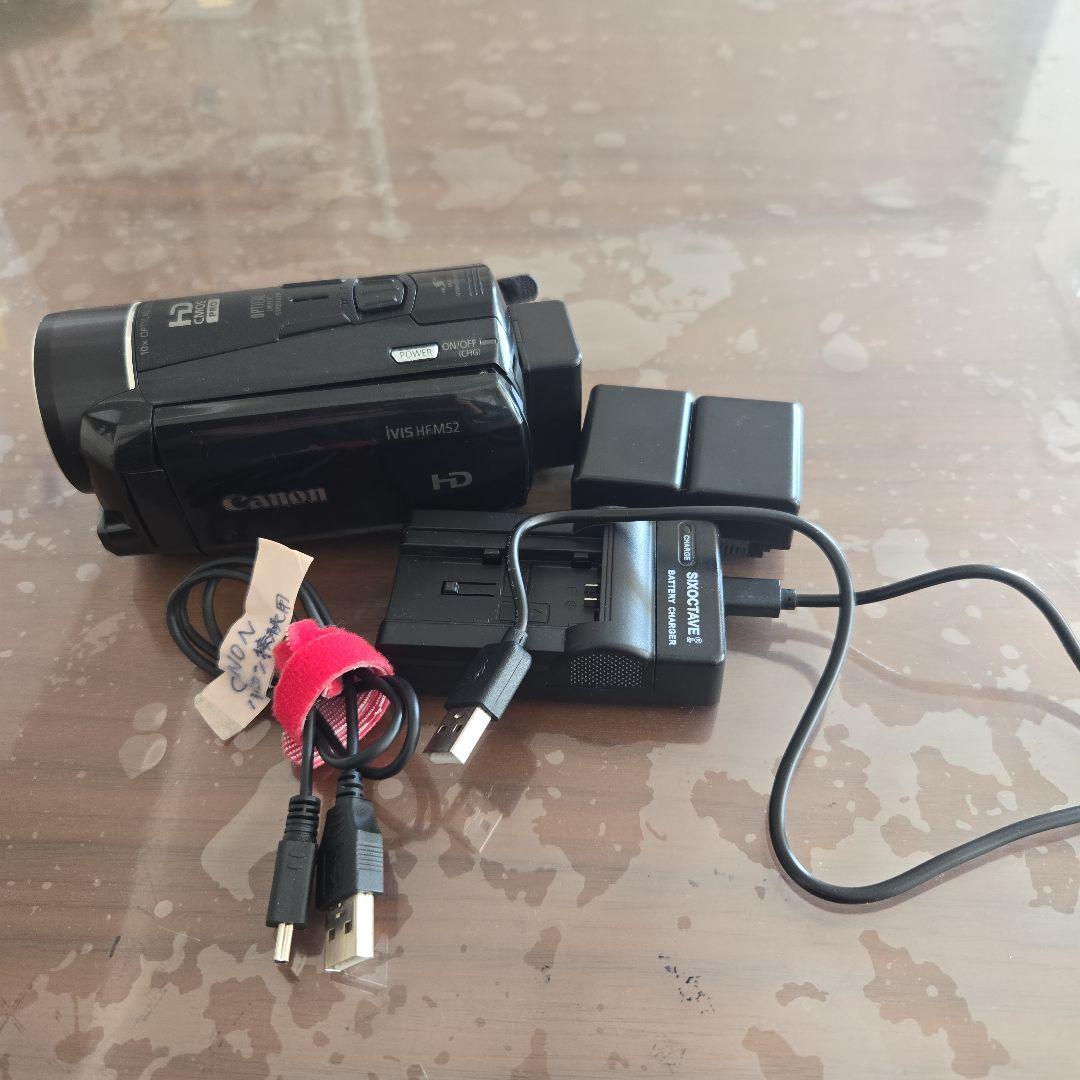 Canon HD iVIS HF M52 ビデオカメラ+説明書