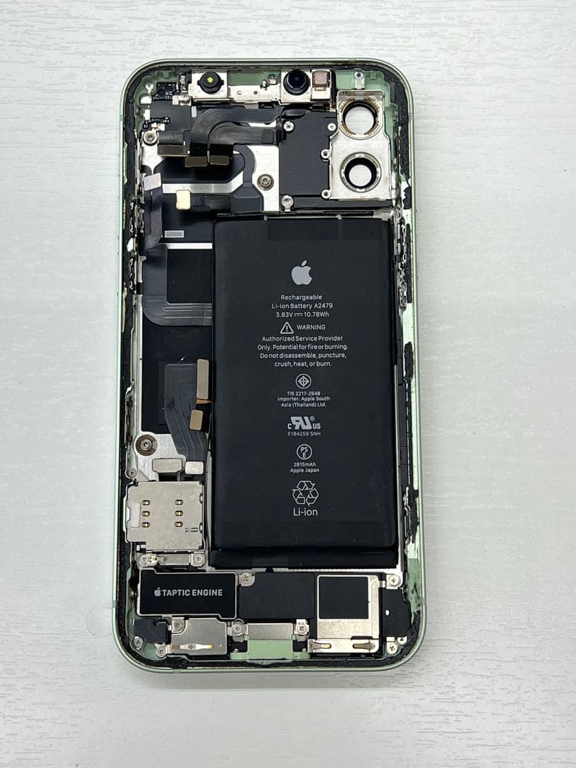 iPhone 12 純正パックパネル(グリーン)補修用