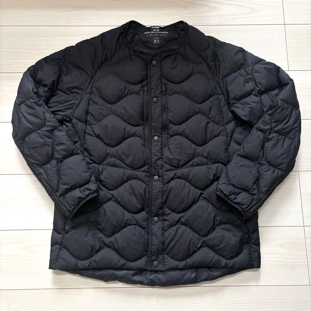 ユニクロ×ホワイトマウンテニアリング ウルトラライトダウン L ブラック