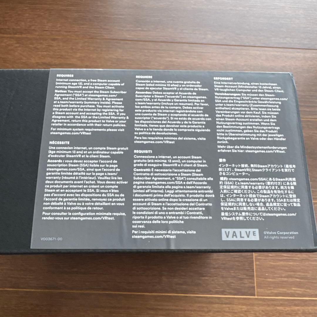 未開封新品 Valve Index コントローラー