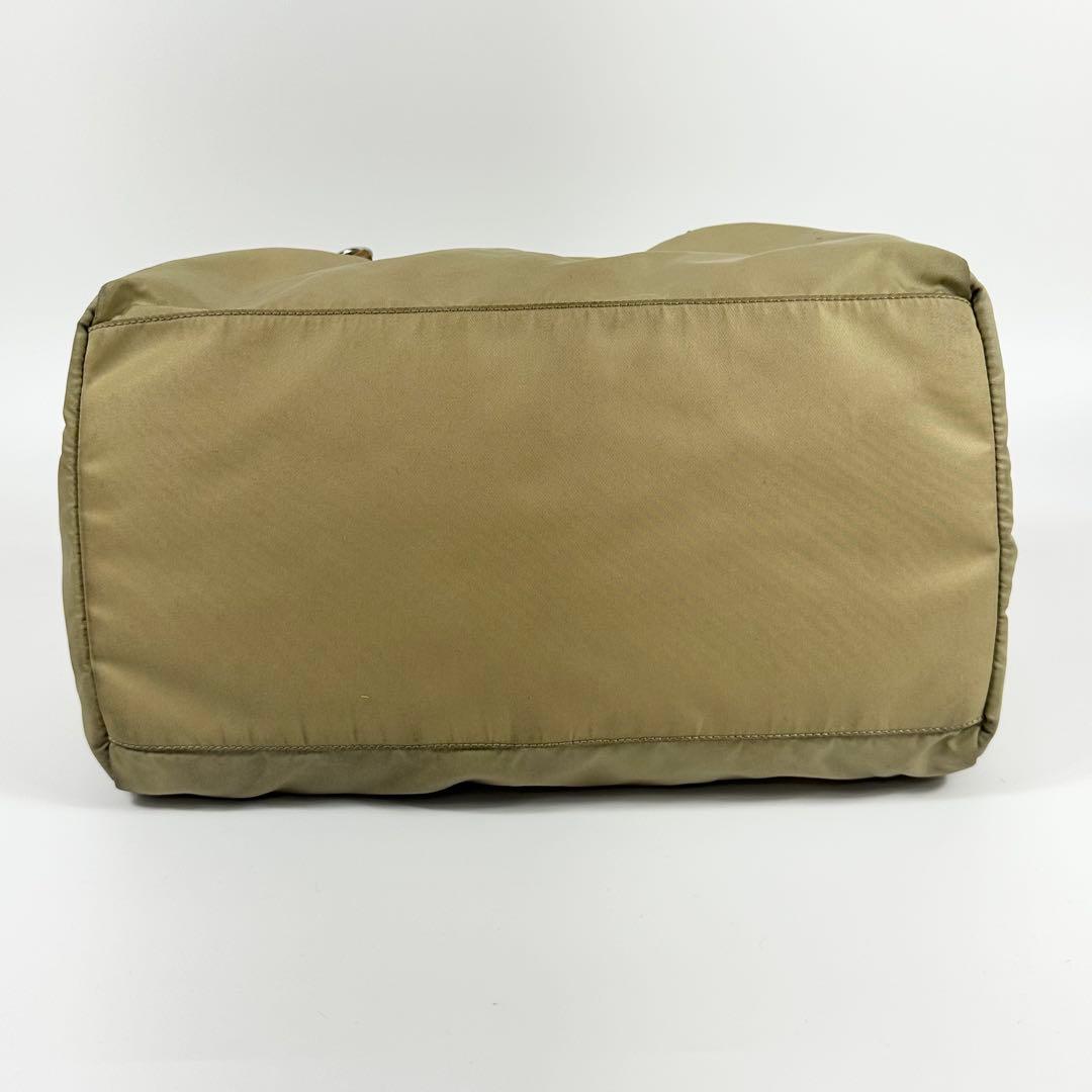 PRADA ナイロン ボストンバッグ ベージュ archive