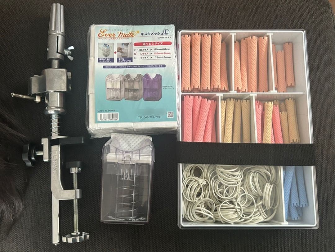 美容師国家試験 ワインディングセット カットウィッグ