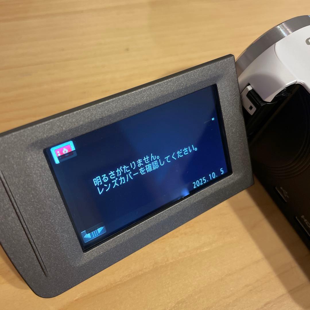 Panasonic HC-V360MS ホワイト　大容量バッテリー＆ケース付き！