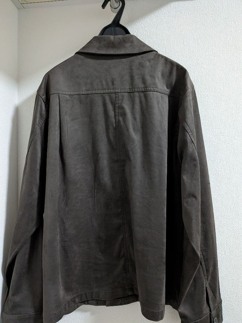 【新品未使用】ダブルテックフェード トラッカーデザインシャツ ブラウン Lサイズ