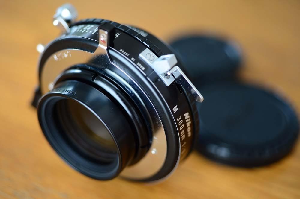 美品 Nikkor M 300mm f9 大判用レンズ