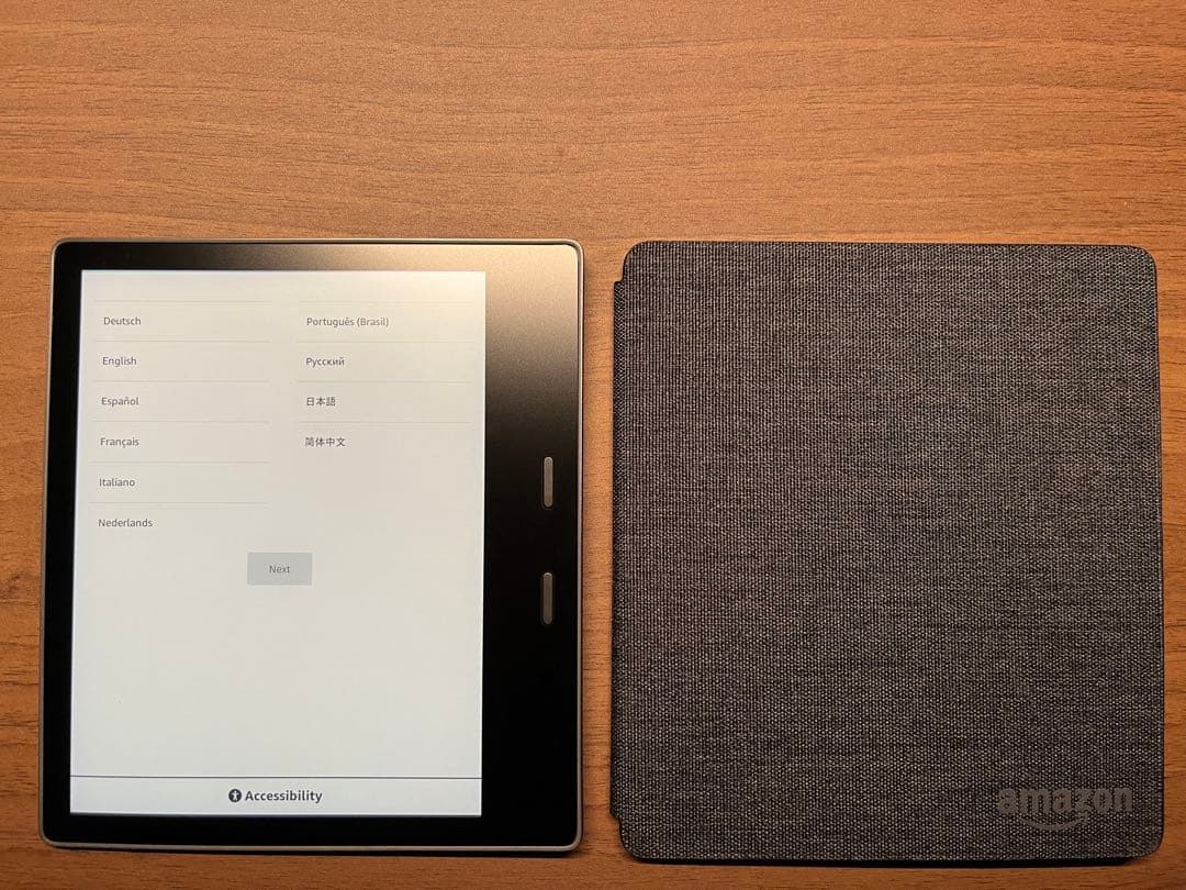 【美品】Kindle Oasis 第10世代 純正カバー付き【付属品完備】