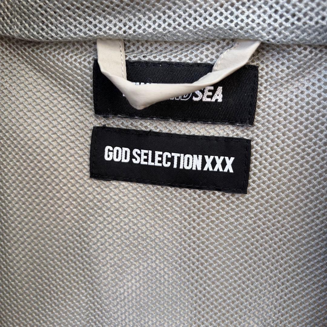 WIND AND SEA x GOD SELECTIONナイロンパーカー　グレー