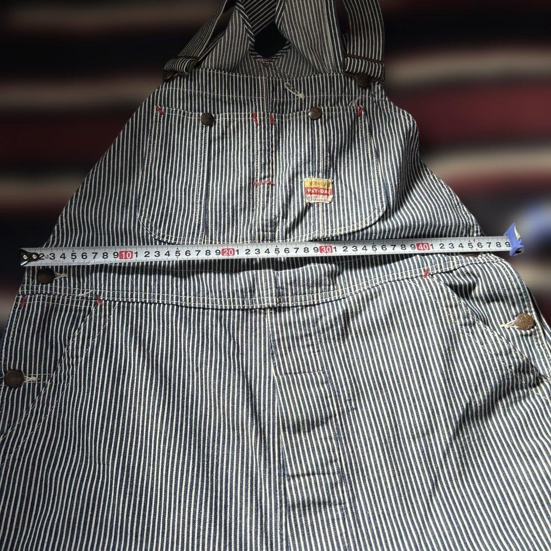 PAY-DAY ヒッコリーストライプオーバーオール