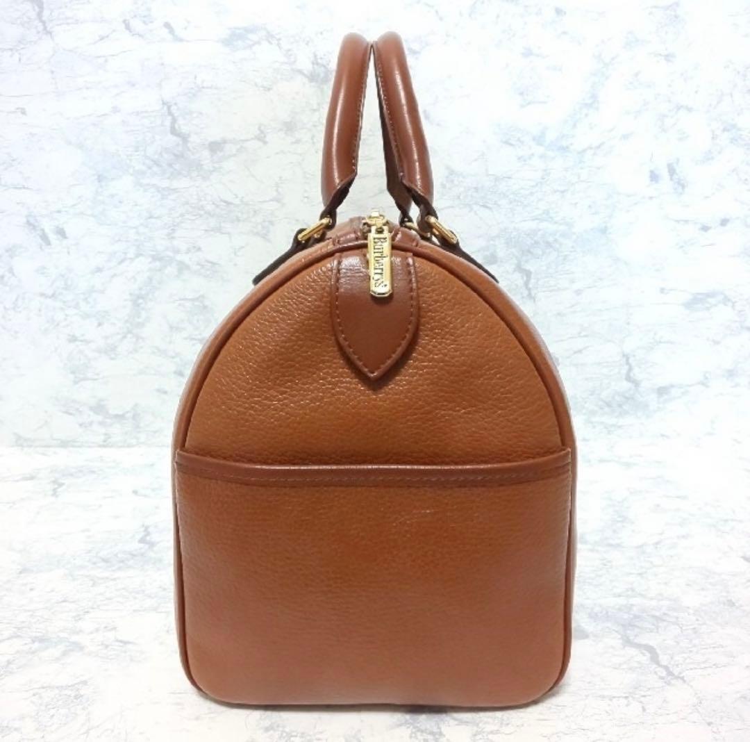 ［特別値下］Burberrys ミニボストンバッグ ブラウン