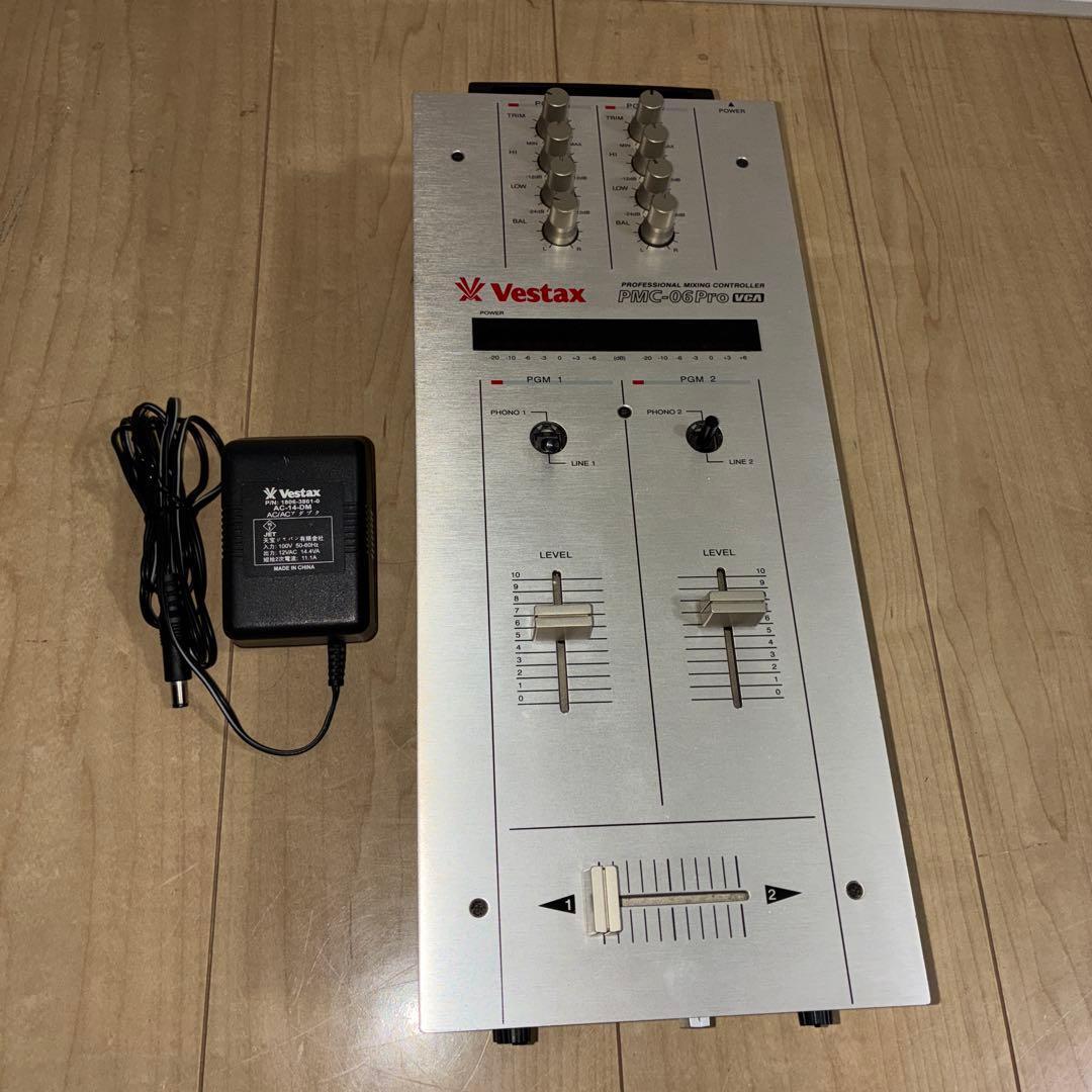 Vestax ベスタクス PMC-06Pro VCA DJ ミキサー 付属品付き