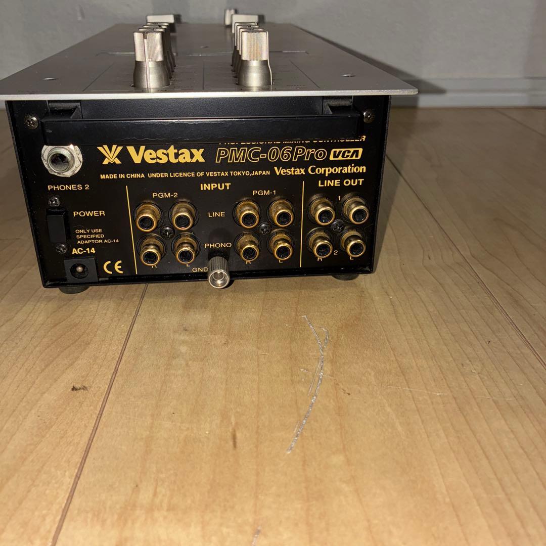 Vestax ベスタクス PMC-06Pro VCA DJ ミキサー 付属品付き