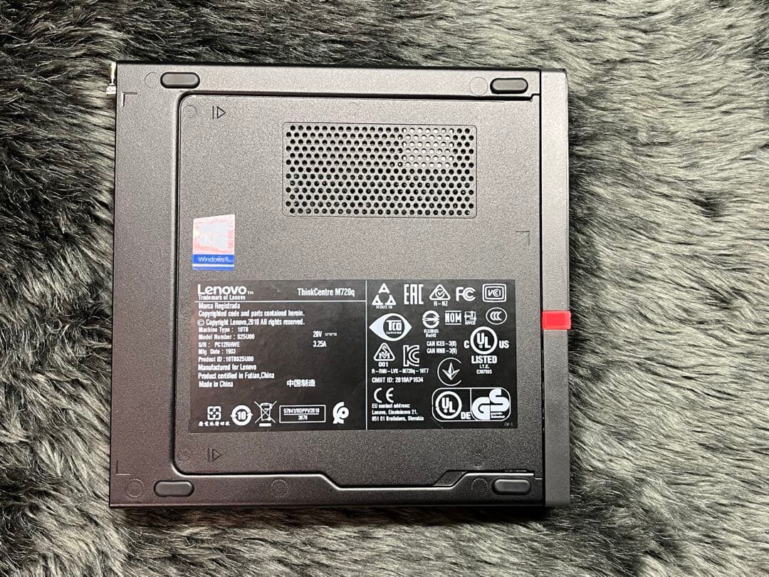 ミニPC Lenovo ThinkCentre M720q Tiny 8th i5