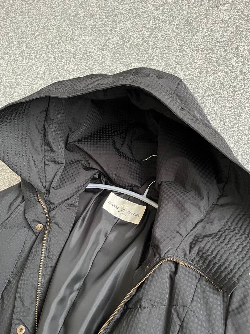 GIANNI LO GUIDICE フード付きダウンコート
