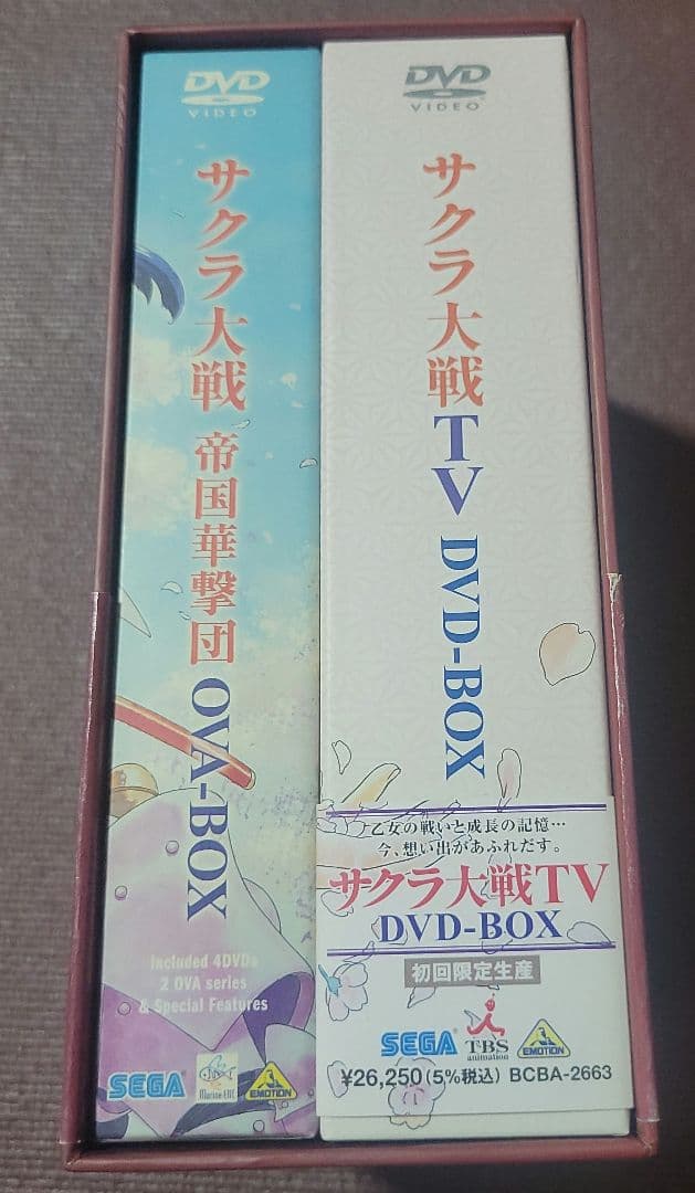 サクラ大戦 帝国華撃団 OVA-BOX〈初回限定生産・4枚組〉