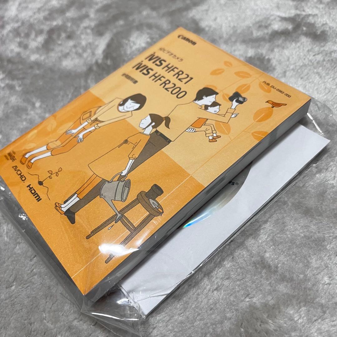 美品　Canon デジタルビデオカメラ iVIS HF R21 ワインレッド