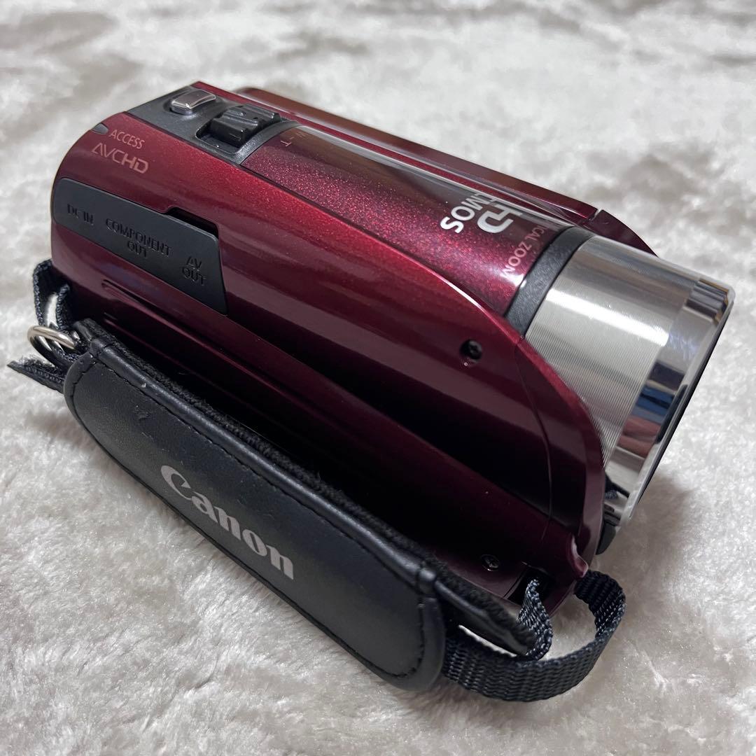 美品　Canon デジタルビデオカメラ iVIS HF R21 ワインレッド