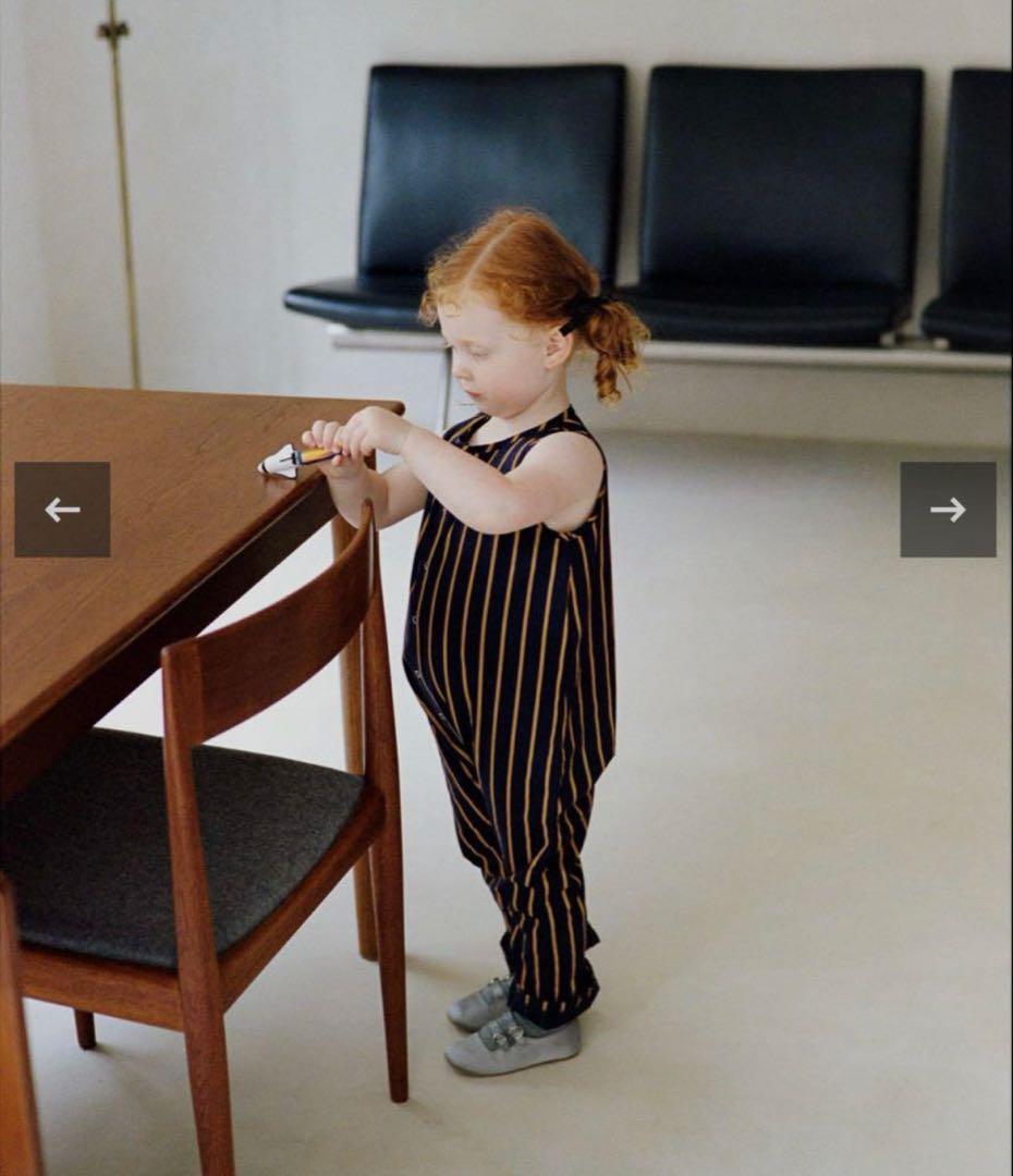 ロンパース・カバーオール house on the hill Jumpsuit Navy Stripe70