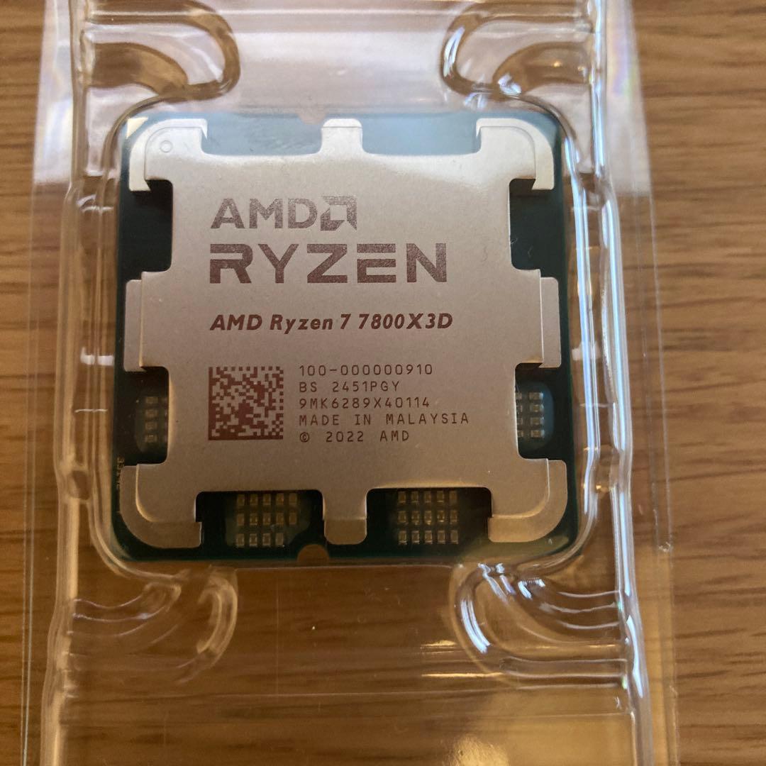 AMD Ryzen 7 7800X3D 新品未使用