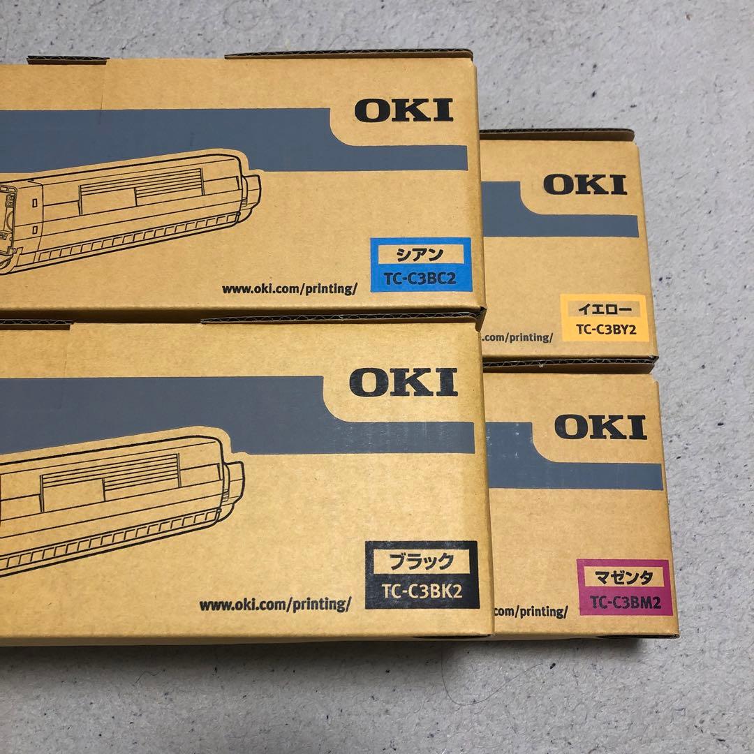 OKI 純正トナーカートリッジ （大）４色セット TC-C3B No1