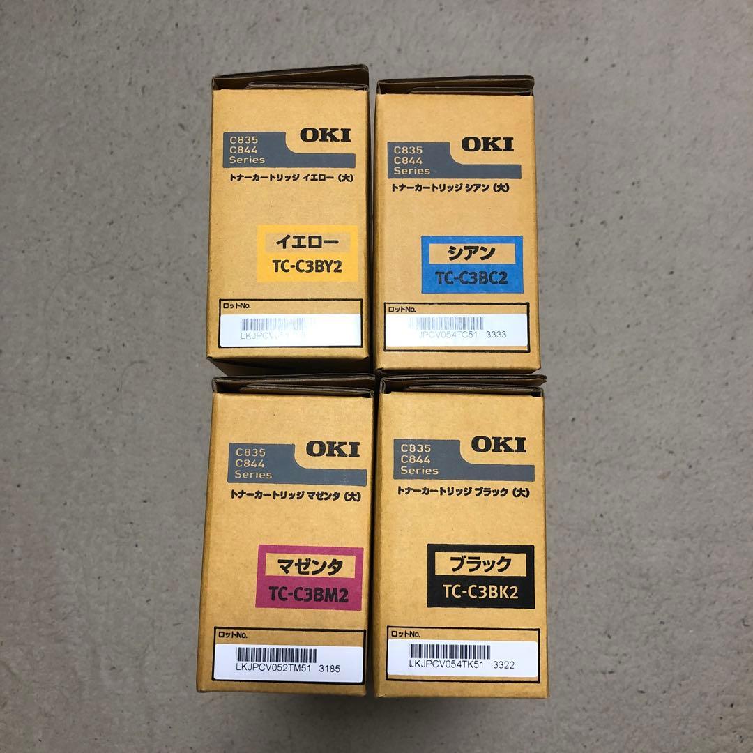 OKI 純正トナーカートリッジ （大）４色セット TC-C3B No1