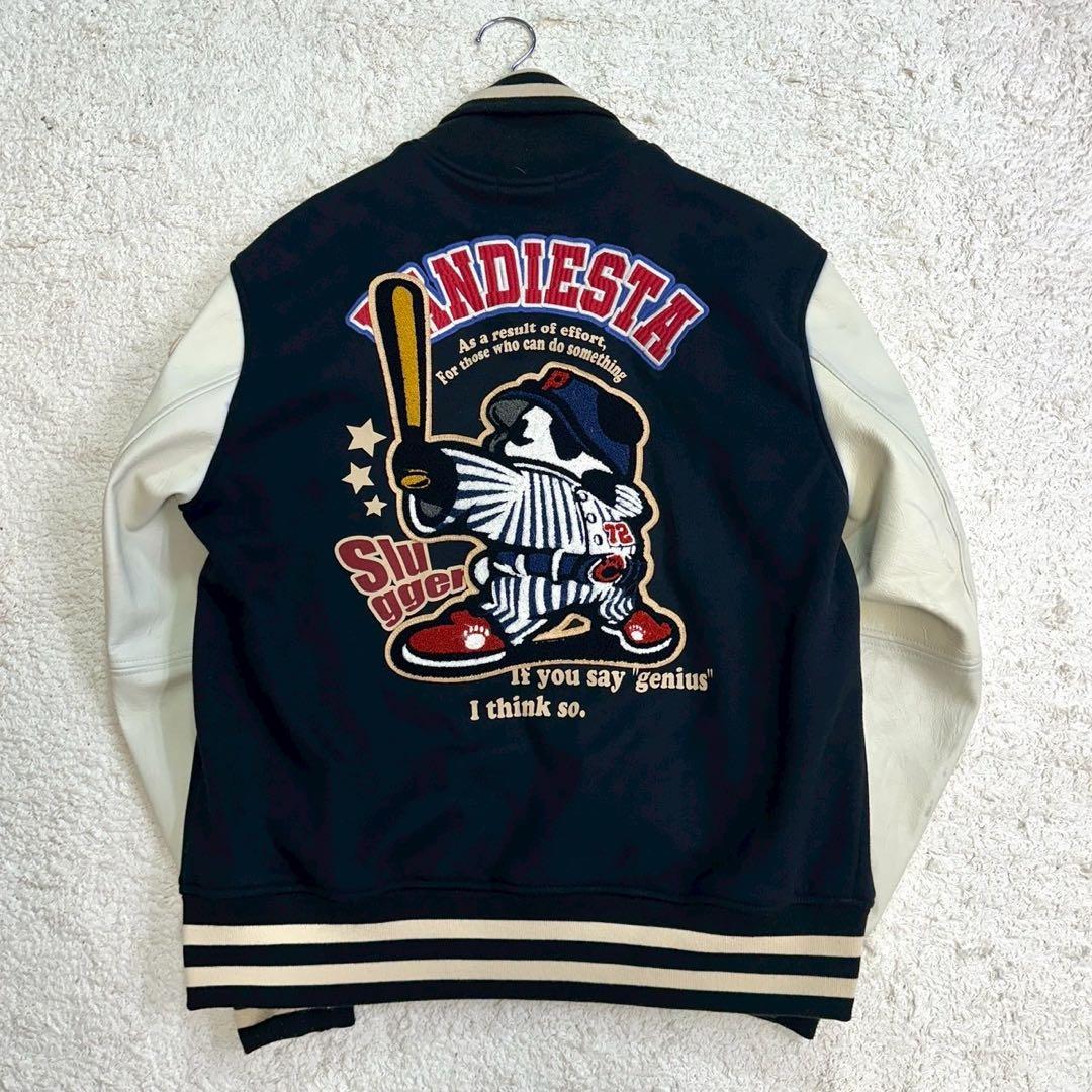 PANDIESTA パンディエスタ スタジャン ワッペン ブラック XLサイズ