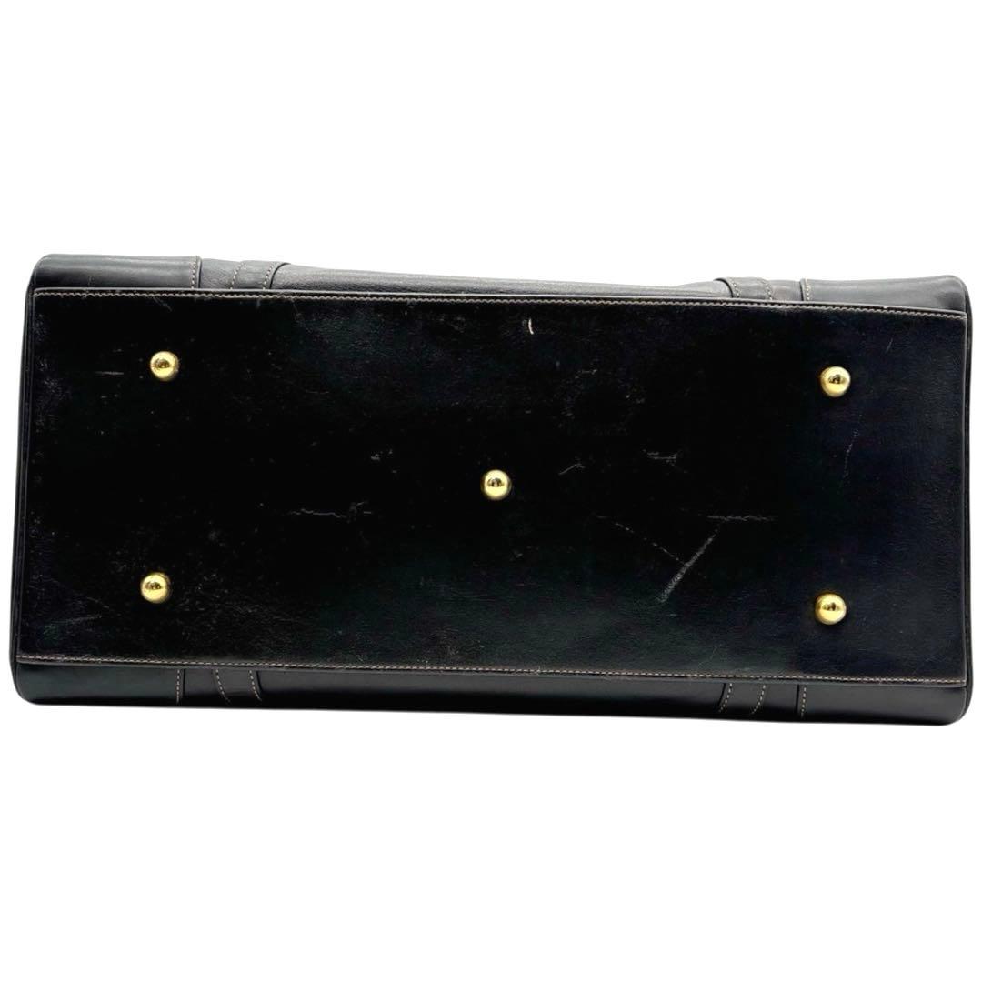 美品◎ キタムラ 肩かけ可 ボストンバッグ レザー 大容量