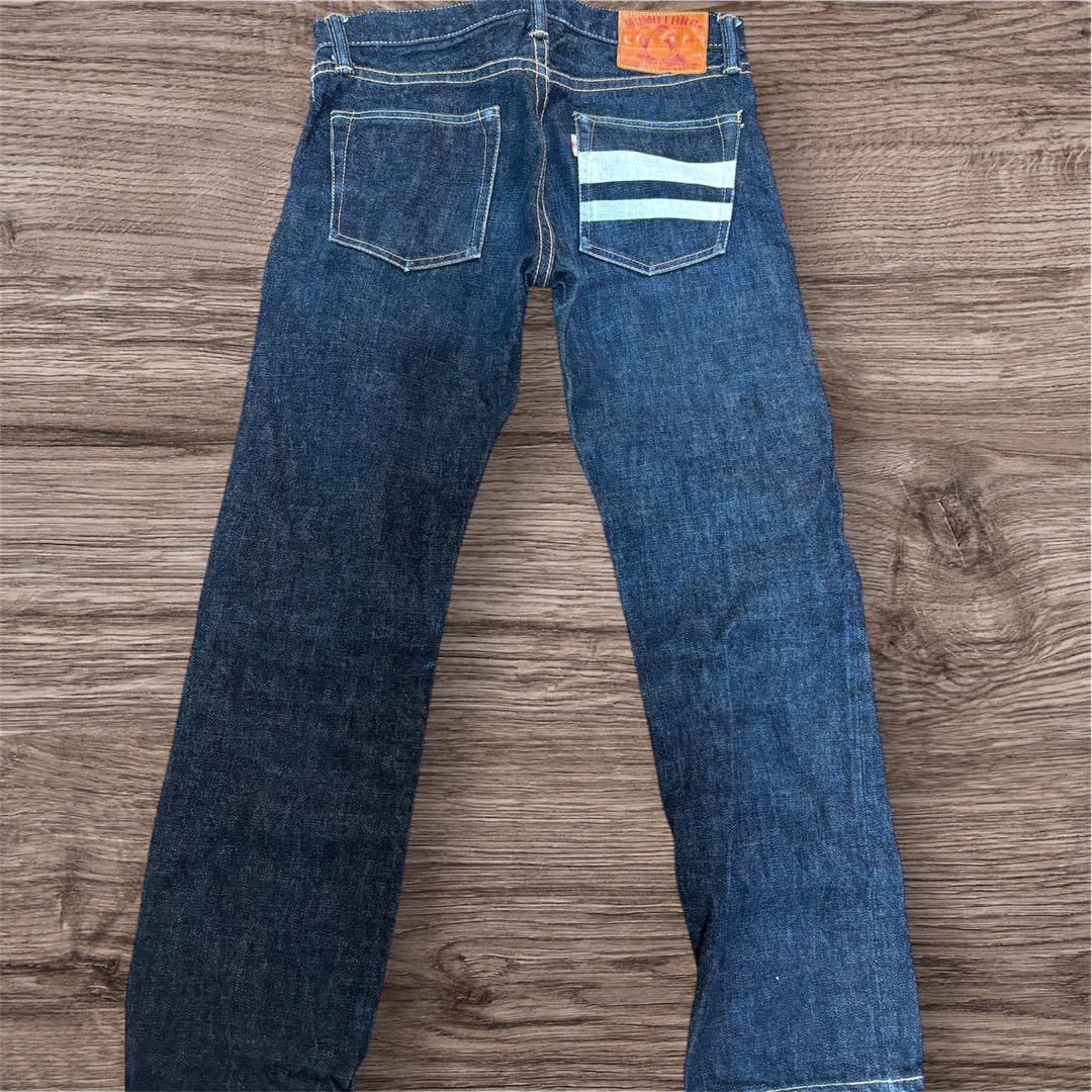MOMOTARO ストレートデニム ダークブルー　桃太郎ジーンズ　28