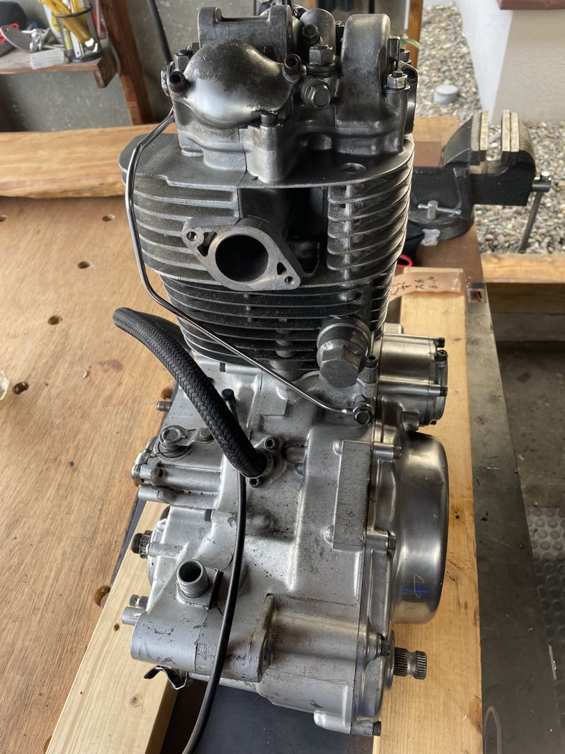 YAMAHA sr400 エンジン