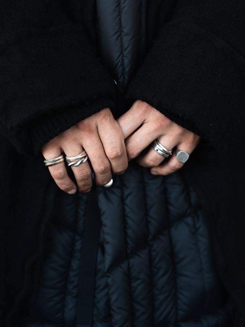 PRY Double Crafted Edge Ring 19号 シルバー925