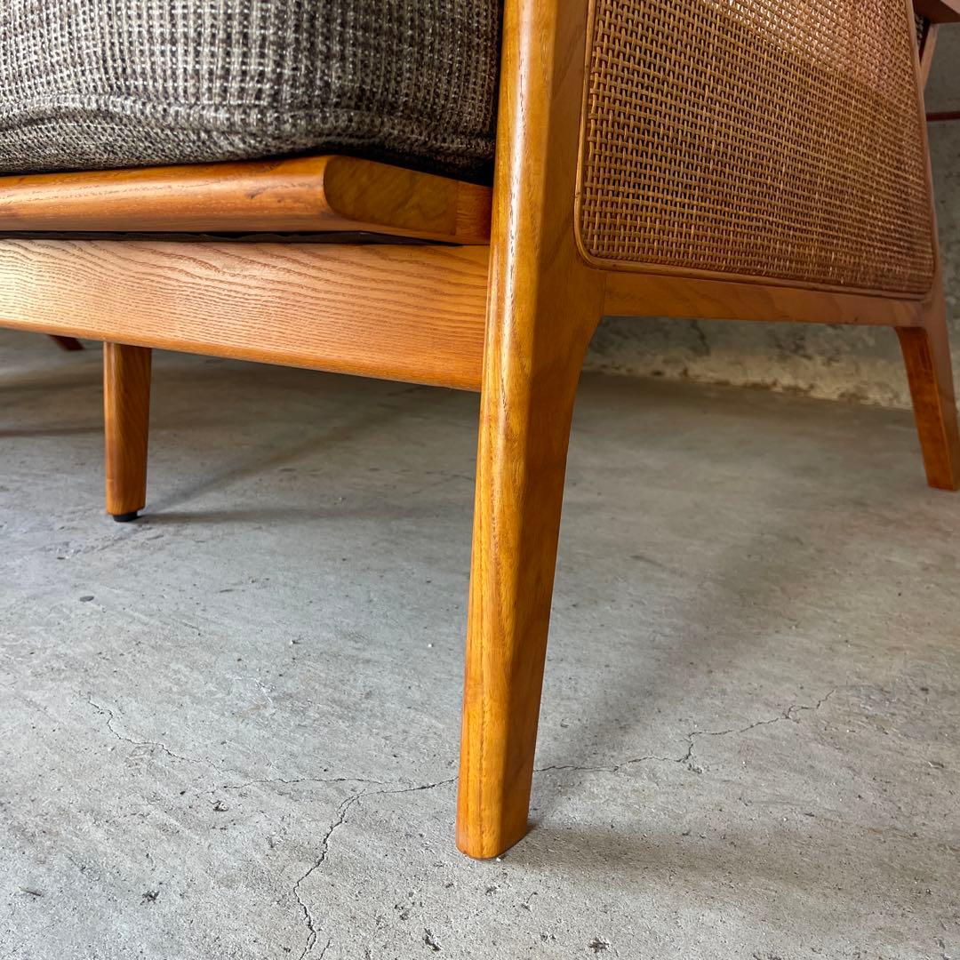 極美品　ACME Furniture ウィッカーラウンジ　3Pソファ