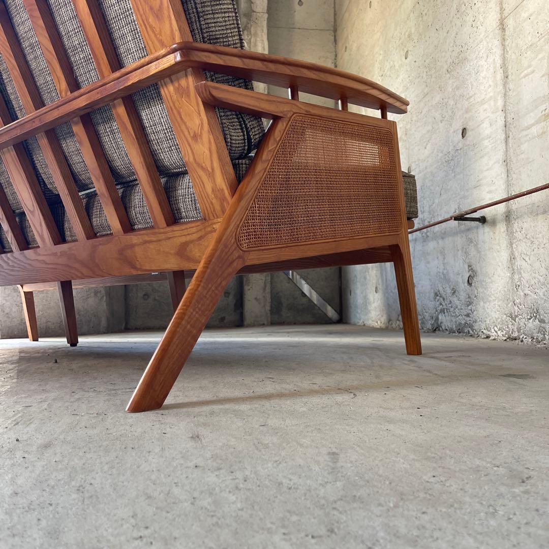 極美品　ACME Furniture ウィッカーラウンジ　3Pソファ