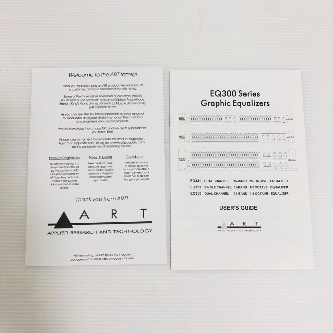 お値下げOK【美品】ART EQ355 イコライザー