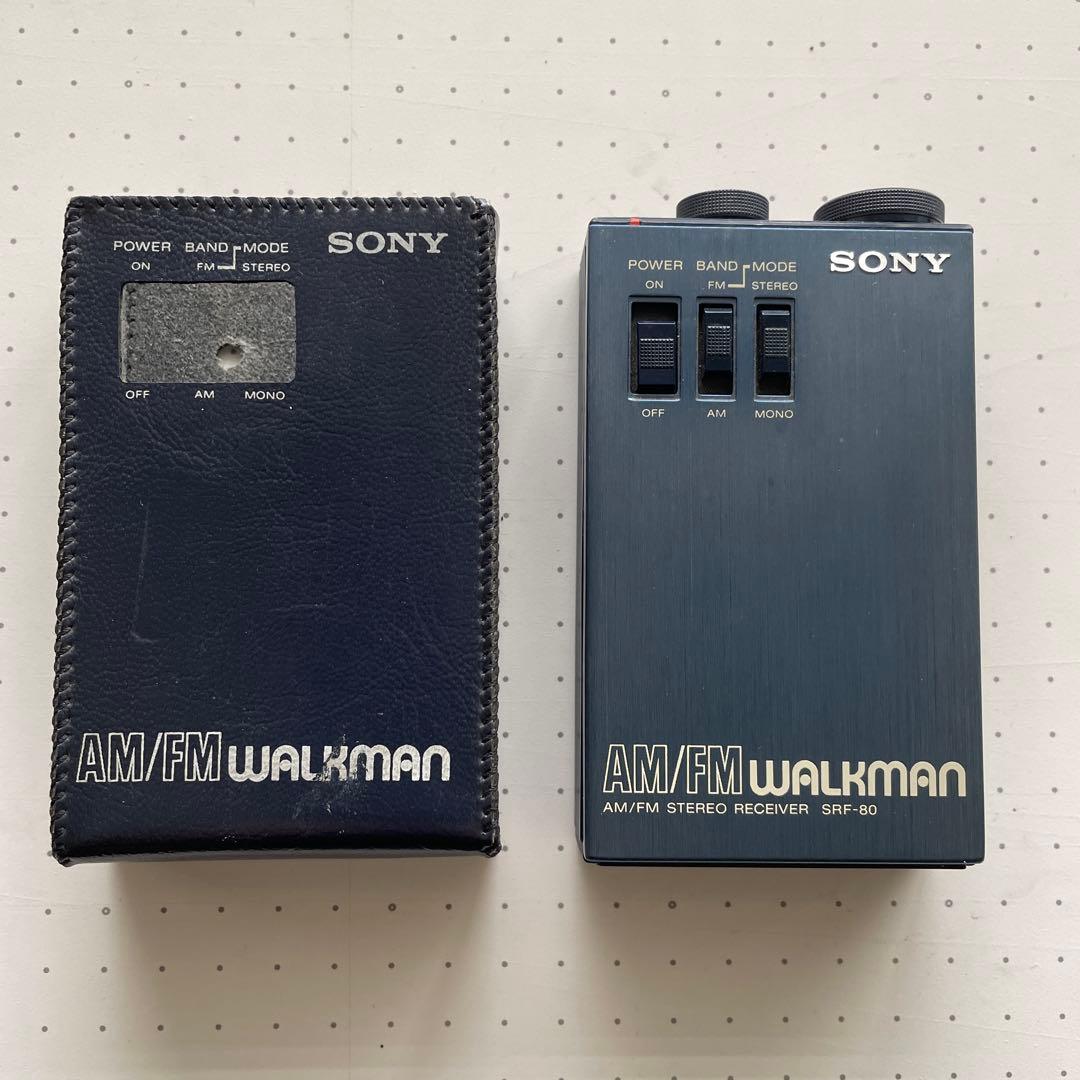 ラジオ・コンポ SONY AM/FM WALKMAN SRF-80