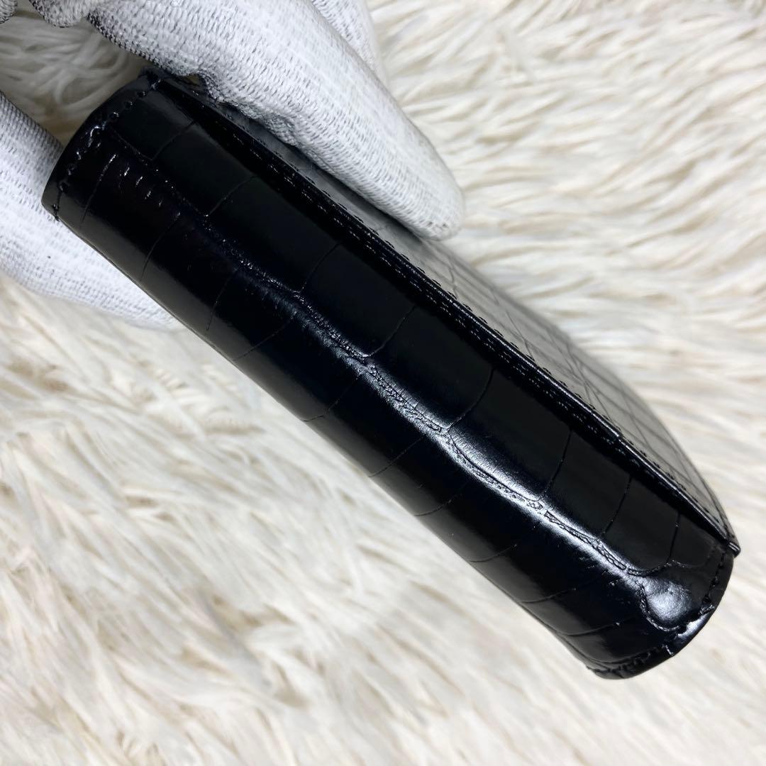 【未使用】 レクサス キーケース クロコ型押し ブラック