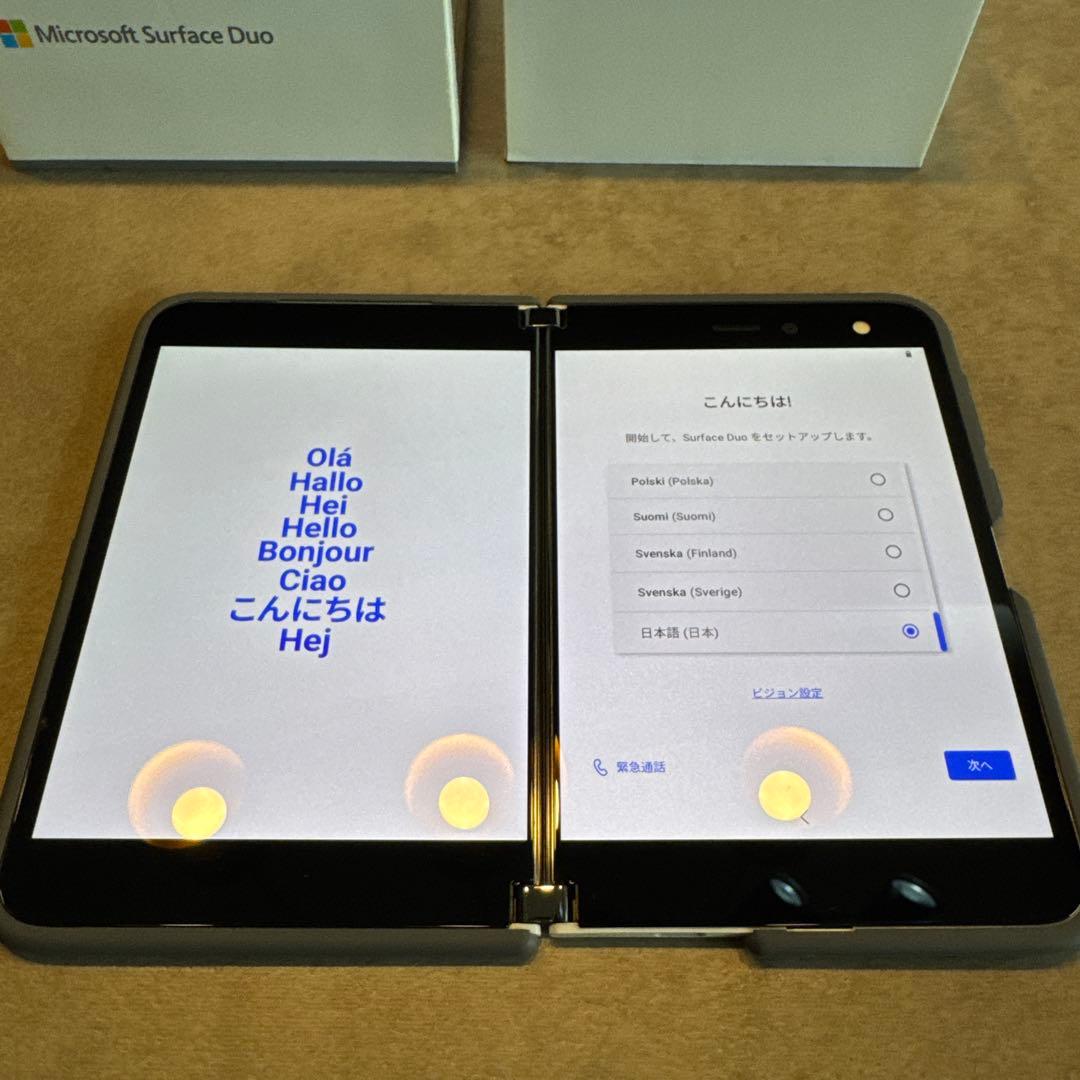 Microsoft Surface Duo バンパー マイクロソフト 美品