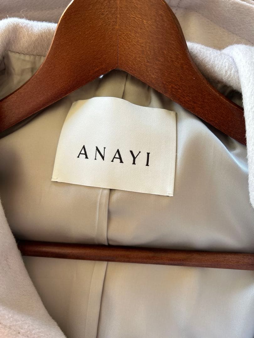 ANAYI アナイ フォックスファー メルトン ダッフルコート