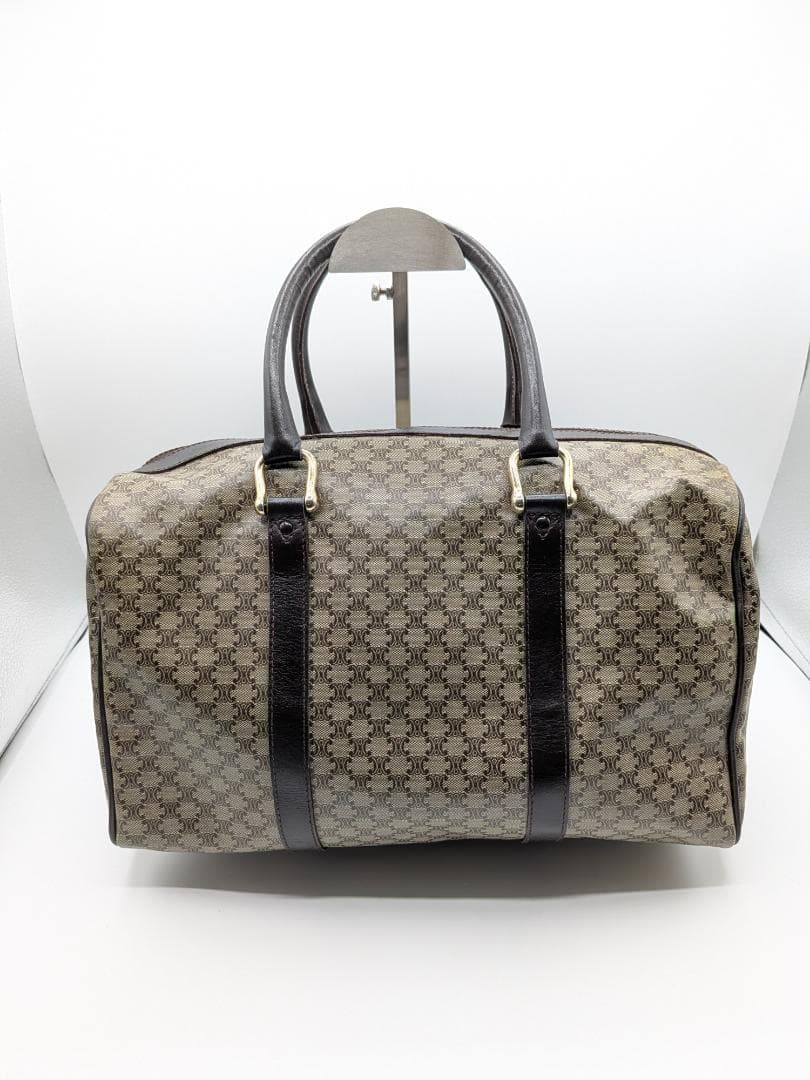 良品✨ セリーヌ ボストンバッグ マカダム PVC ベージュ 0RL