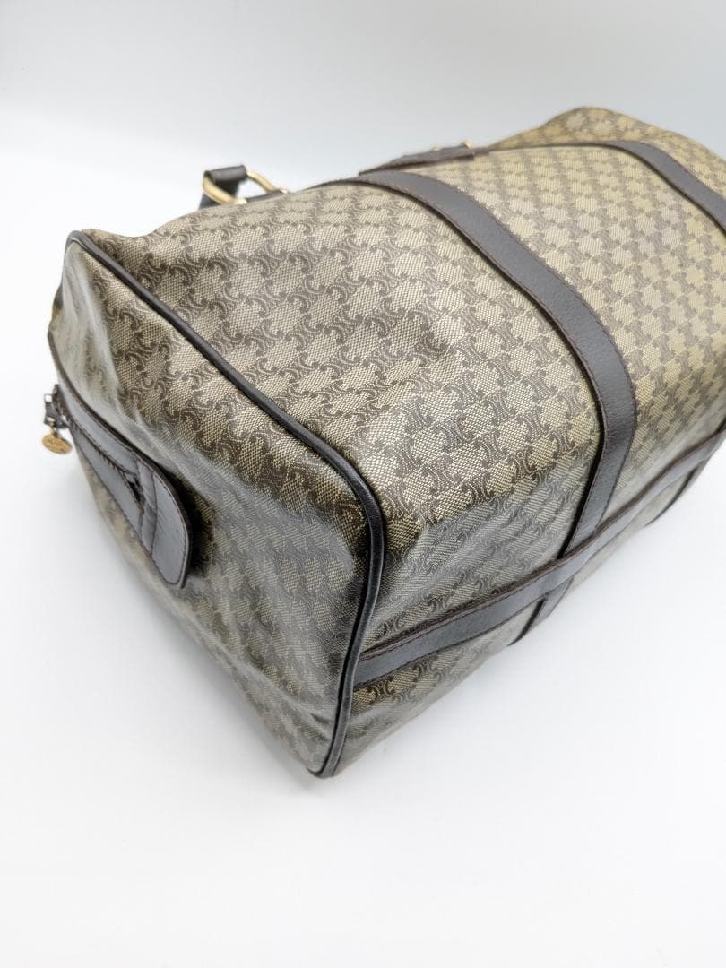 良品✨ セリーヌ ボストンバッグ マカダム PVC ベージュ 0RL