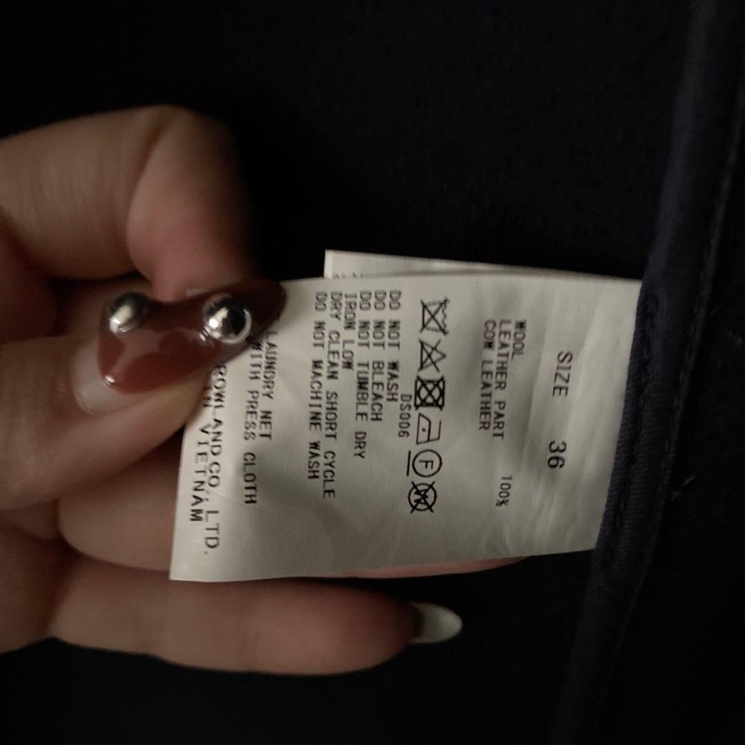 ♡マカフィー♡ロングウールダッフルコート ネイビー サイズ36