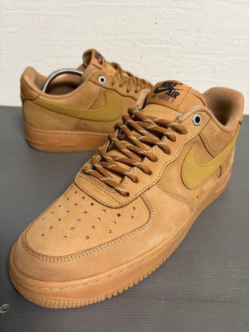 #ナイキ NIKE AIR FORCE 1 LOW FLAX 26cm キャメル