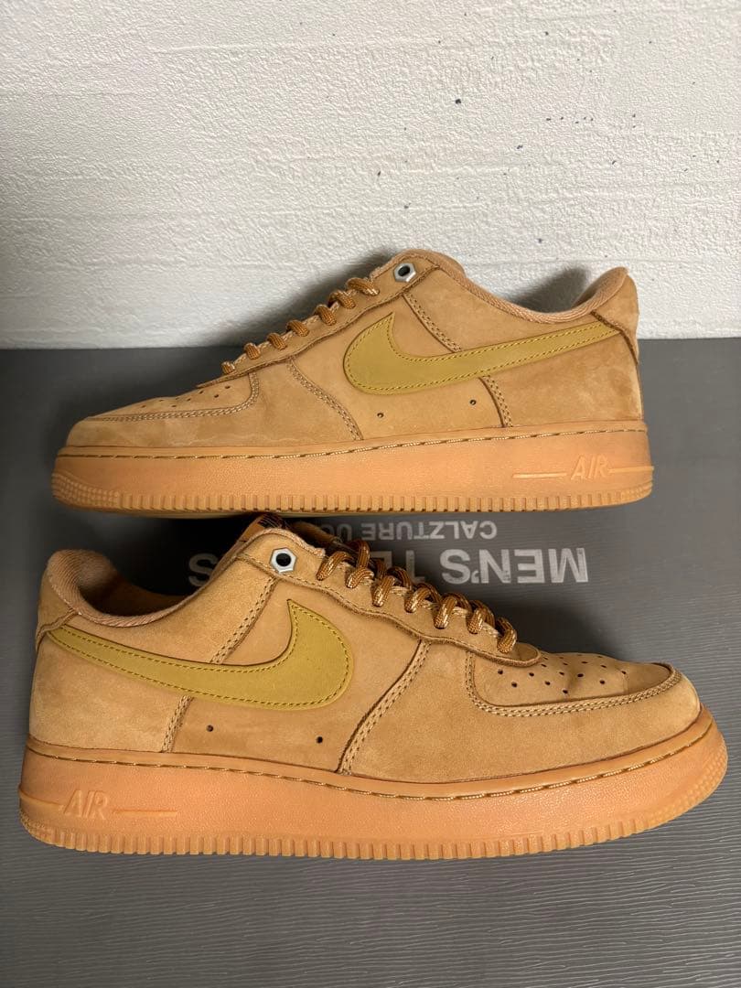 #ナイキ NIKE AIR FORCE 1 LOW FLAX 26cm キャメル