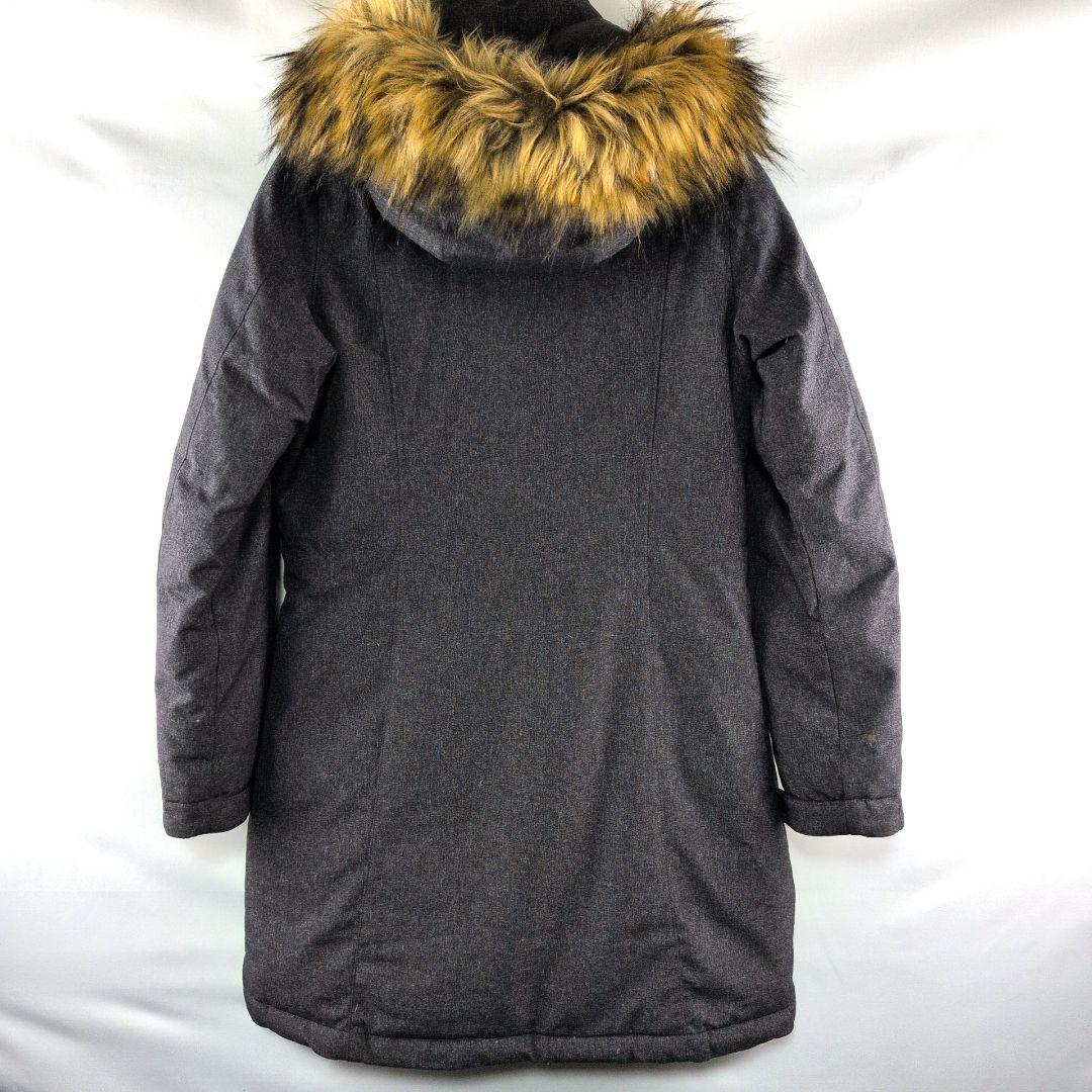 ​【ノースフェイス】ダウンコート グレー レディースM グースダウン 韓国古着