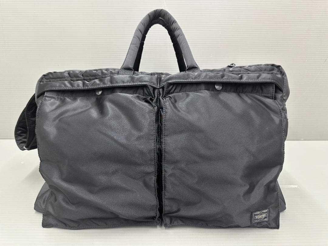 PORTER ボストンバッグ タンカー ダッフル ナイロン ブラック