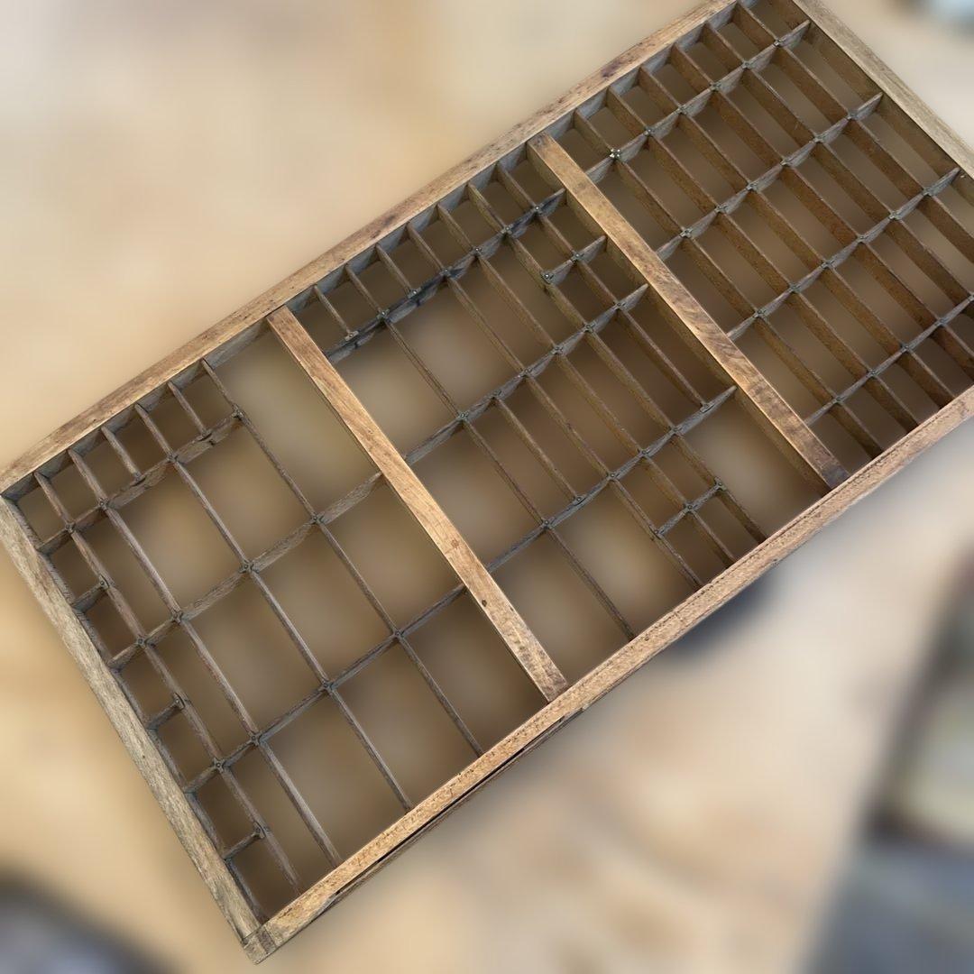 英国アンティークプリンタートレイ