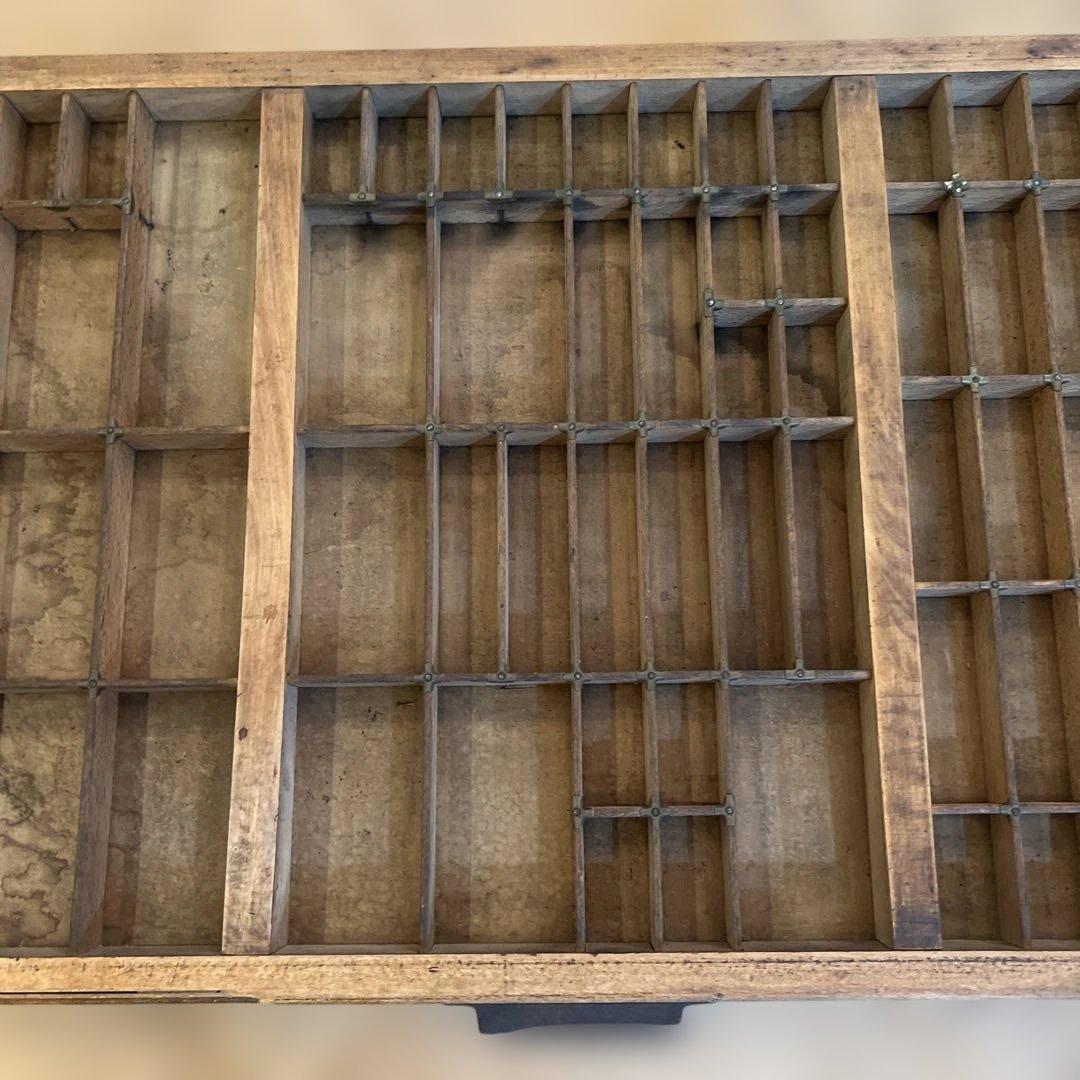 英国アンティークプリンタートレイ