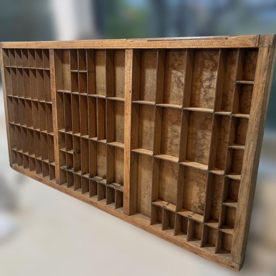 英国アンティークプリンタートレイ