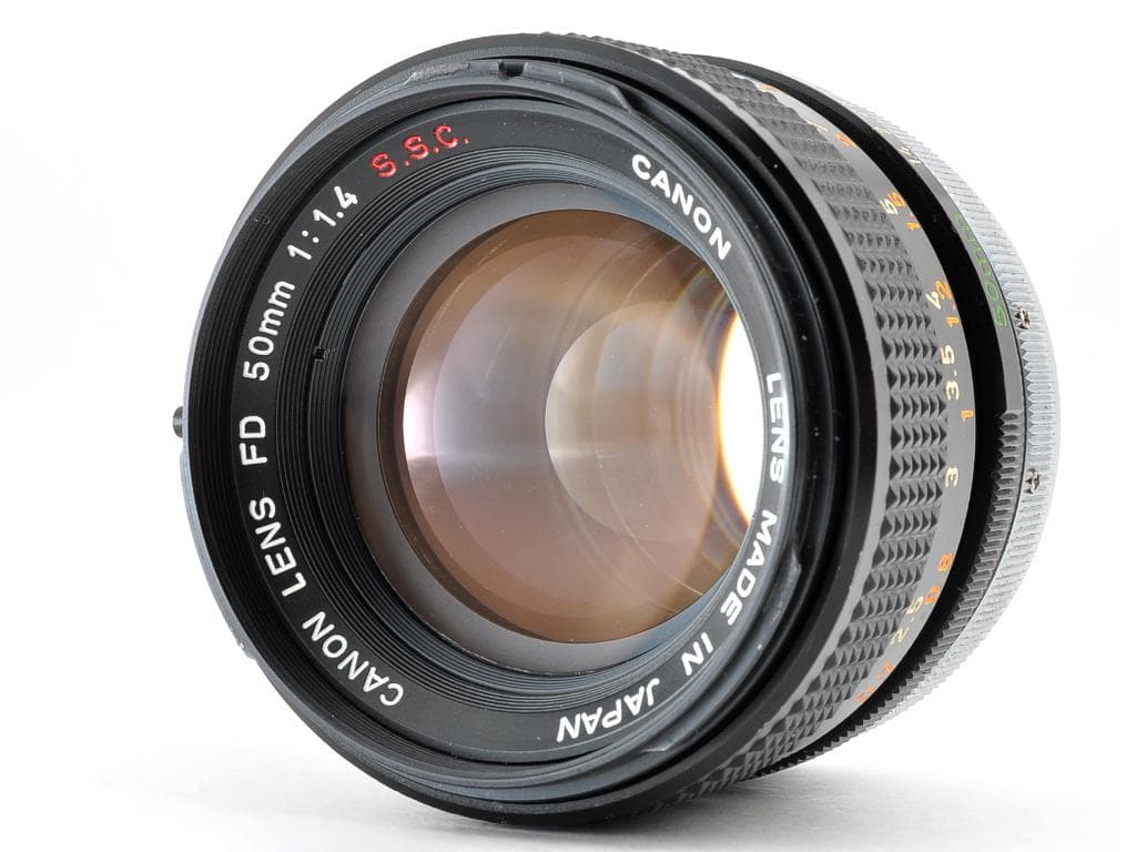 キヤノン Canon AE-1 FD 50mm f1.4 S.S.C. 動作確認