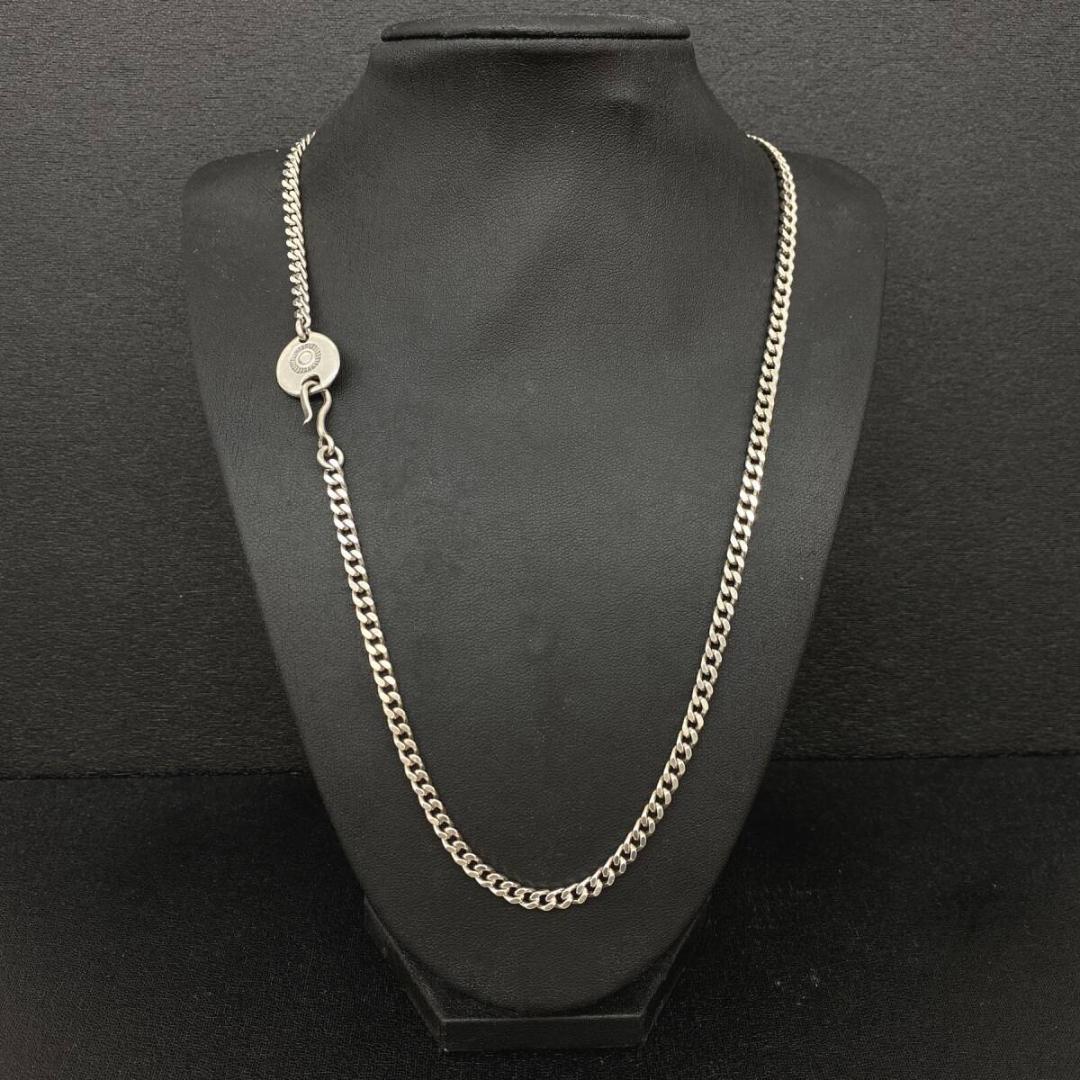 あるじゃん シルバー 925 太陽 メタル 喜平 チェーン ネックレス 55cm