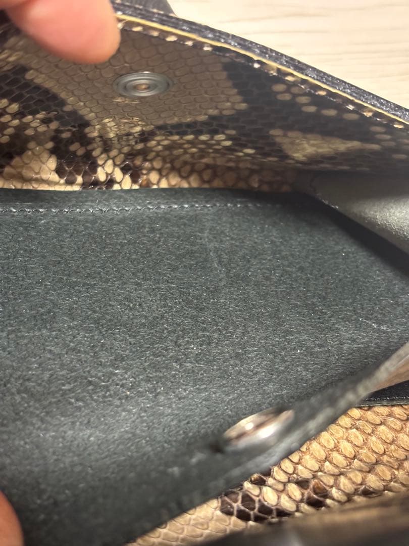 ALZUNI カスタムバイカーズウォレット　パイソン
